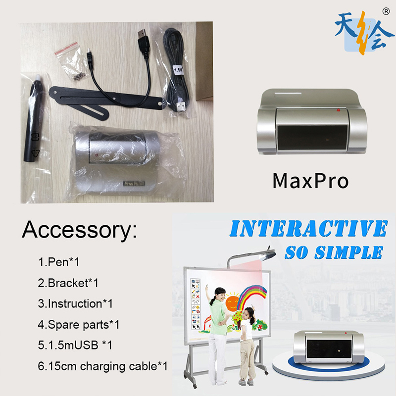 Portable Interactive Whiteboard for School Maxpro-LT Wireless 