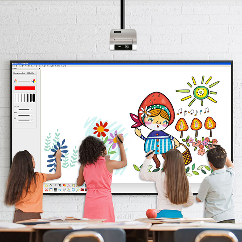 Portable Interactive Whiteboard Multi Touch Plug and Play Maxpro-LT