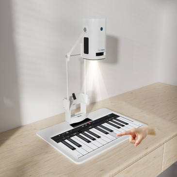 Foldable Integrated Desktop Interactive Projector with Finger Touch Eye Protection for Kids Study