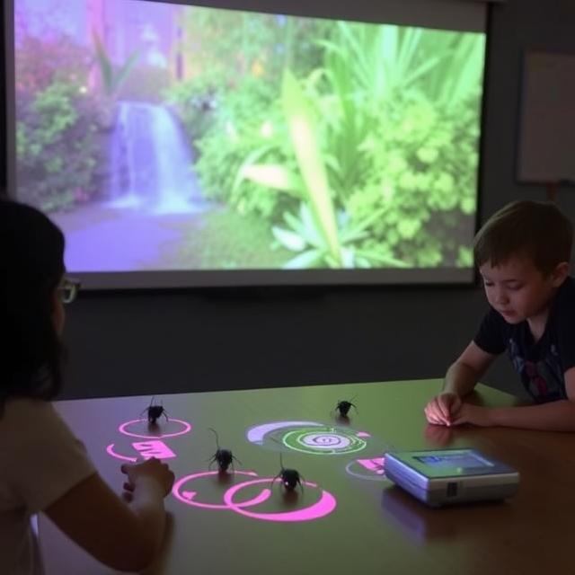 Learning & Play: Air Mice with Smart Projectors